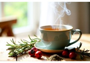 Herbal Tea for Weight Loss With Hawthorn and Rosemary for Circulation
