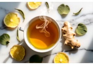 Herbal Tea for Weight Loss Infused with Ginger and Lotus Leaf Extract
