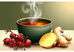 Hawthorn and Ginger Herbal Tea for Weight Loss and Cold Stagnation