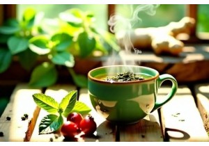 Herbal Tea for Weight Loss Featuring Green Tea and Hawthorn Mix
