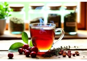 Herbal Tea for Weight Loss Blending Hawthorn and Rosehip for Circulation