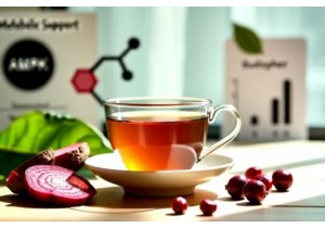 Herbal Tea for Weight Loss Featuring Rhubarb Root and Hawthorn