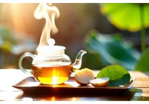 Lotus Root and Lotus Leaf Herbal Tea for Weight Loss in Summer Heat