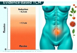 Evidence Based TCM Reduces Waist Circumference More Than Placebo in Head To Head Trials