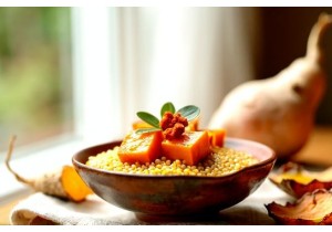 Seasonal Eating Chinese Medicine Late Summer Sweet Potato and Millet Bowls for Spleen Health