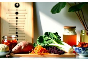 TCM Diet Plan Including Fermented Foods for Gut Health
